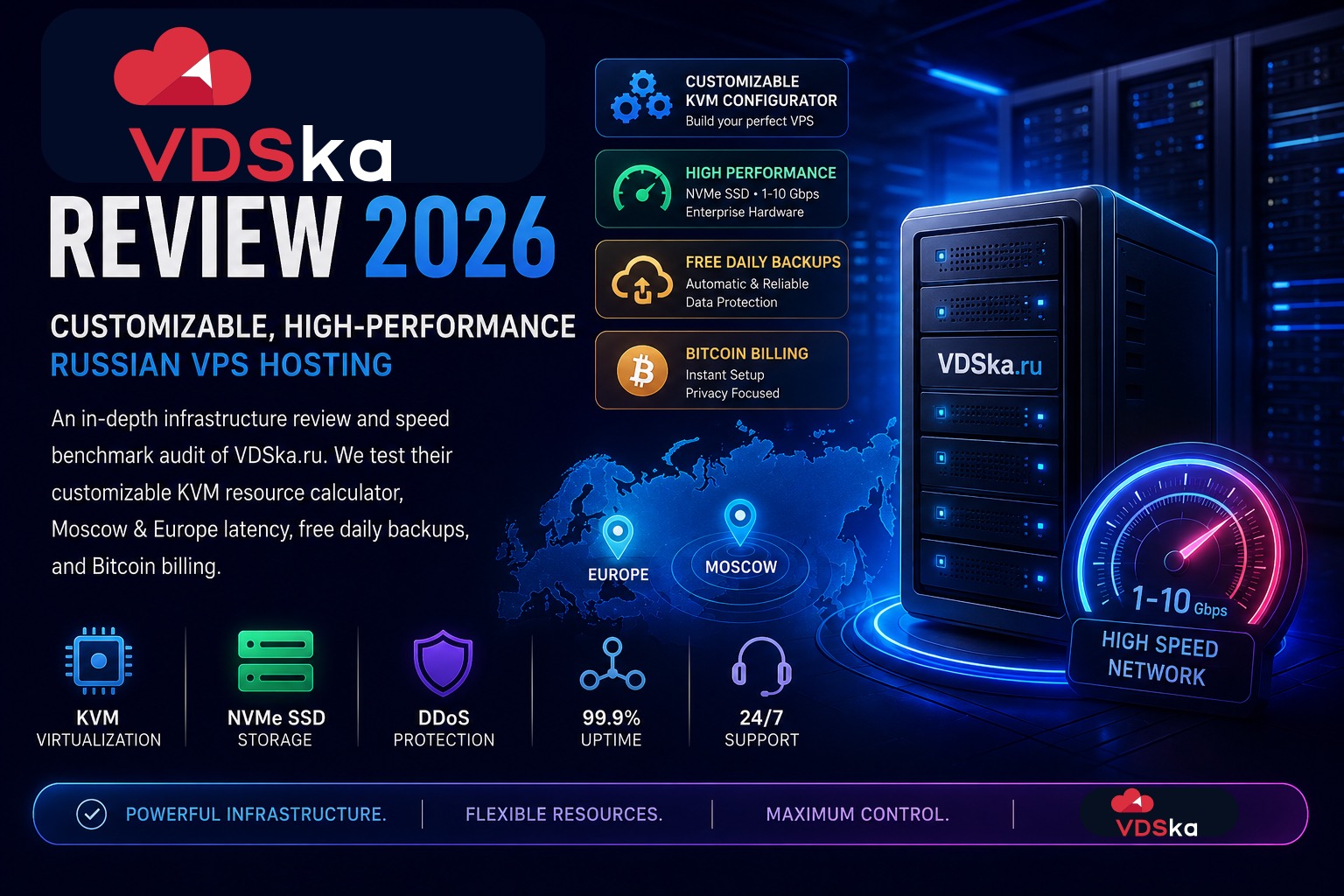 VDSka.ru Review 2026: Customizable, High-Performance Russian VPS Hosting