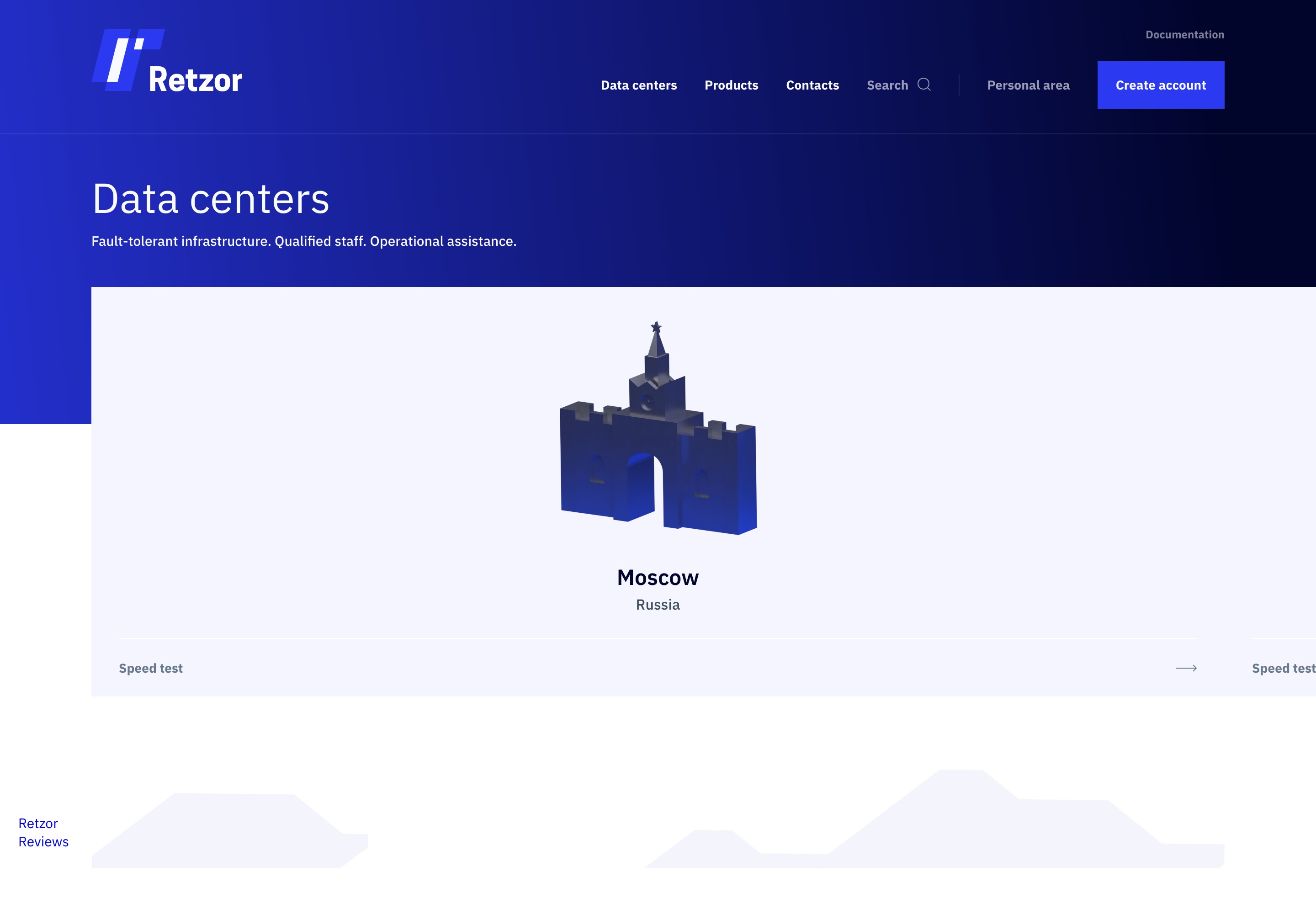 Retzor Datacenters — Netherlands Dronten Czech Republic Veseli and Russia Moscow